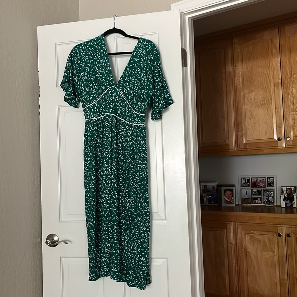 Gorgeous green midi dress, purchased in London